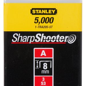 Stanley - Capse aplicatii uzuale 8 mm, 5000 buc [1-TRA205-5T]