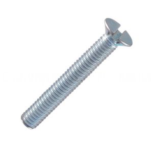 Surub metric M8x35, cap inecat crestat, DIN 963 - 4.8, ZA, 100 piese/pachet